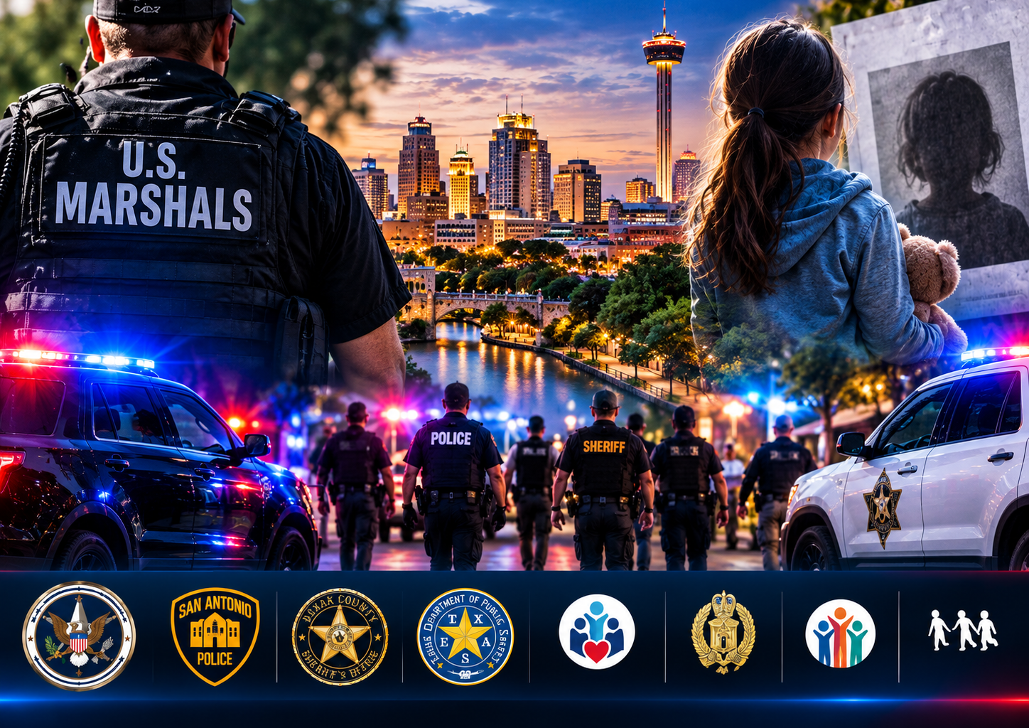 US Marshals Service: 45 missing children found in San Antonio operation