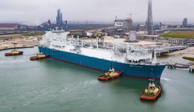 Cheniere's 1000th cargo on the vessel Hoegh Galleon, January 26, 2020