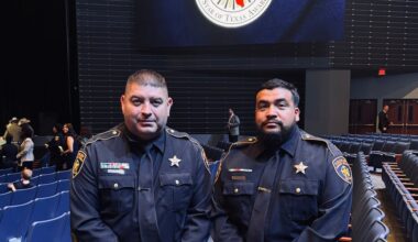 Gov. Abbott honors Lubbock sheriff’s deputies 1 year after I-27 bridge crash