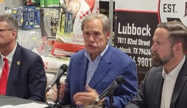 Gov. Abbott brings affordability plan, AI data center rules to Lubbock