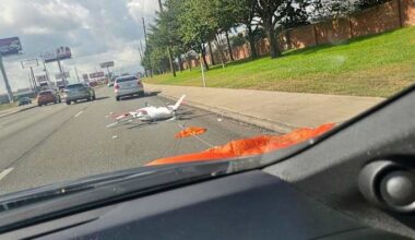 Food delivery drone crashes onto Highway 6 in NW Harris County