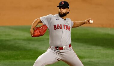 Patrick Sandoval lasted 2⅔ innings and allowed four runs on four hits with a pair of walks and five strikeouts against the Rangers.