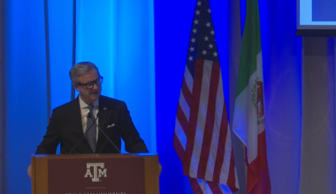 Texas’ new Secretary of State makes first major Brazos Valley appearance, focuses on border traffic and Mexico trade