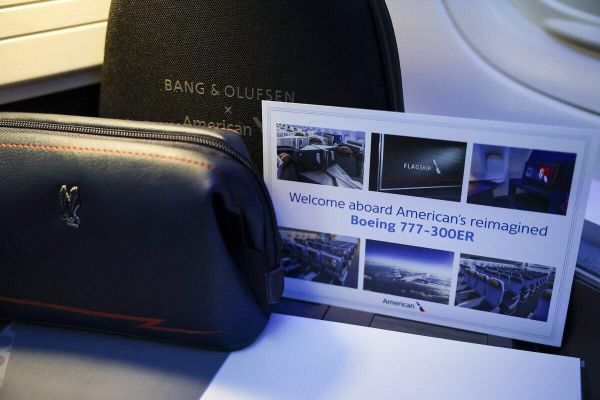 Each flagship suite is equipped with bedding, noise-cancelling headphones, amenity kits and more, on Wednesday, Sept. 2, 2026 at Dallas Fort Worth Airport in Irving.