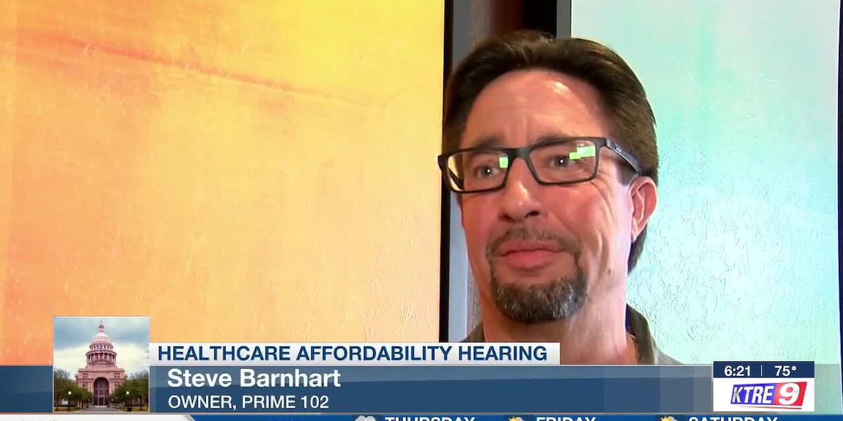 Texas lawmakers meet to discuss reducing healthcare costs; Tyler restaurant owner weighs in