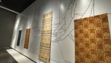 Fabric created by Milwaukee Handicraft Project New Deal Art and the West Crow UT Dallas 2026