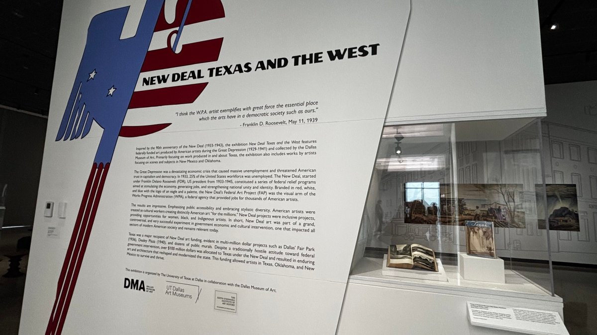 New Deal art is a big deal at Crow Museum at UT Dallas – NBC 5 Dallas-Fort Worth