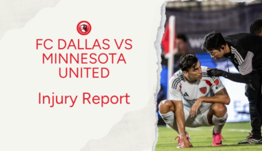 FC Dallas Injury Report vs. Minnesota United: Who Is In and Who Is Out?