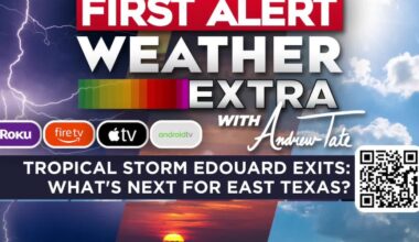 Tropical Storm Edouard Exits: What’s Next for East Texas?