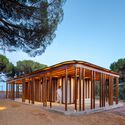 © João Morgado Mata do Paraíso Scout Park / Plano Humano Arquitectos - Exterior Photography, Wood, Column