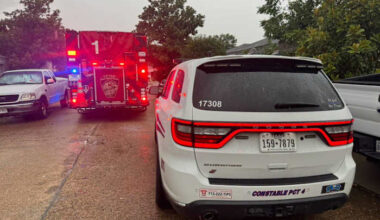 Possible lightning strike sparks house fire in northwest Harris County, officials say