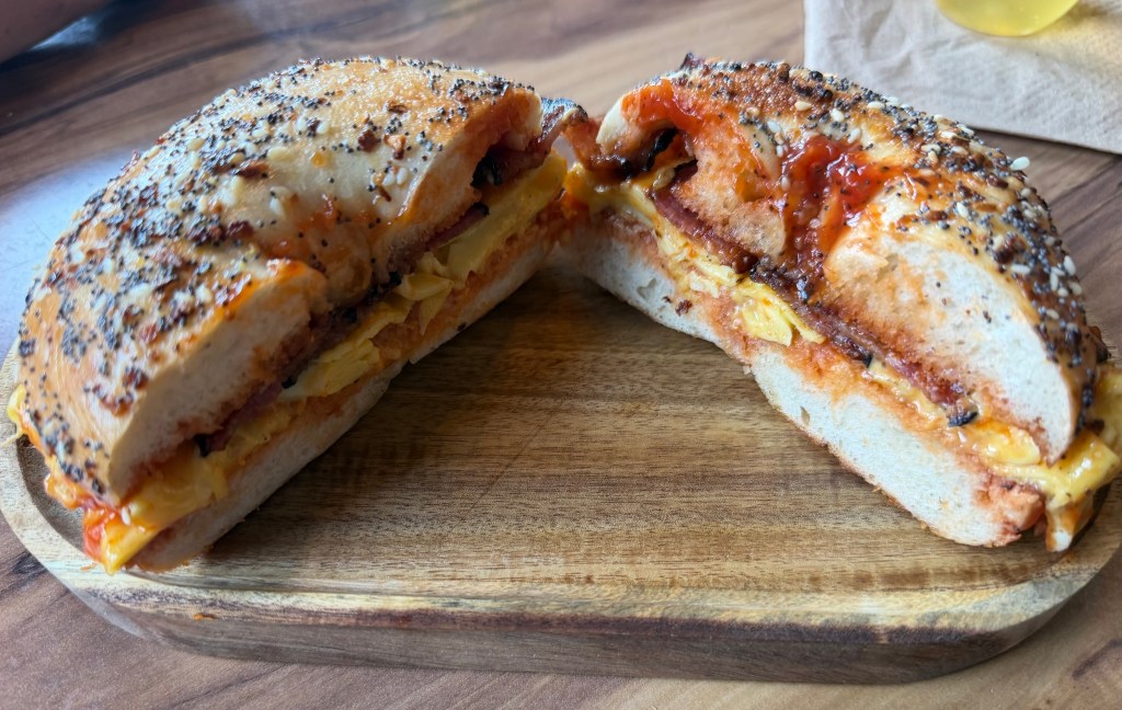 The NYC BEC (bacon egg and cheese)