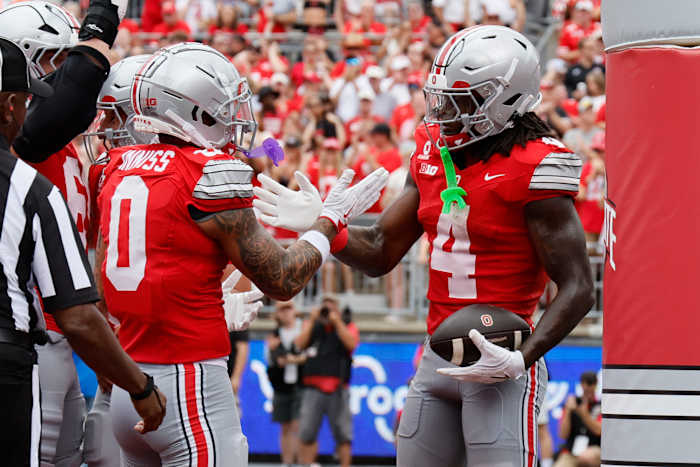 Smith and Sayin help No. 1 Ohio State prepare for Texas with 56-3 rout of Ball State