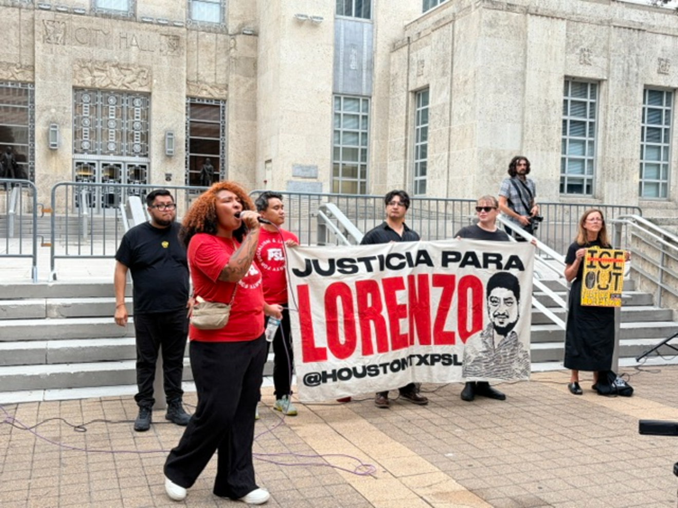 Protesters Demand Arrest in ICE Shooting