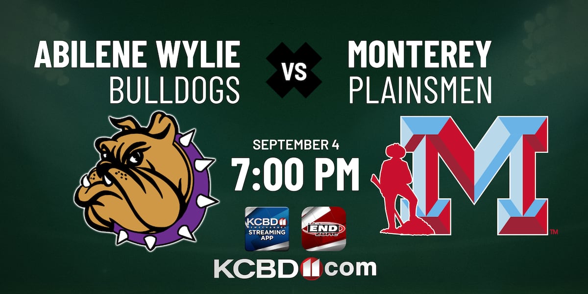 Monterey vs. Abilene Wylie, tonight on KCBD Streaming App