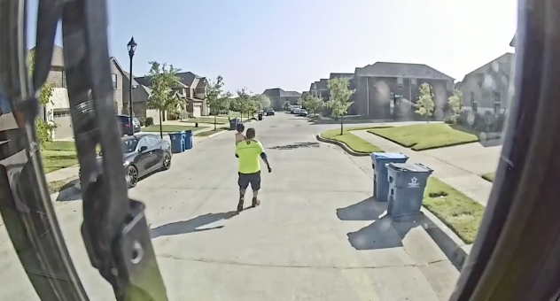 WATCH: Republic Services drivers reunite lost child with family during North Texas route