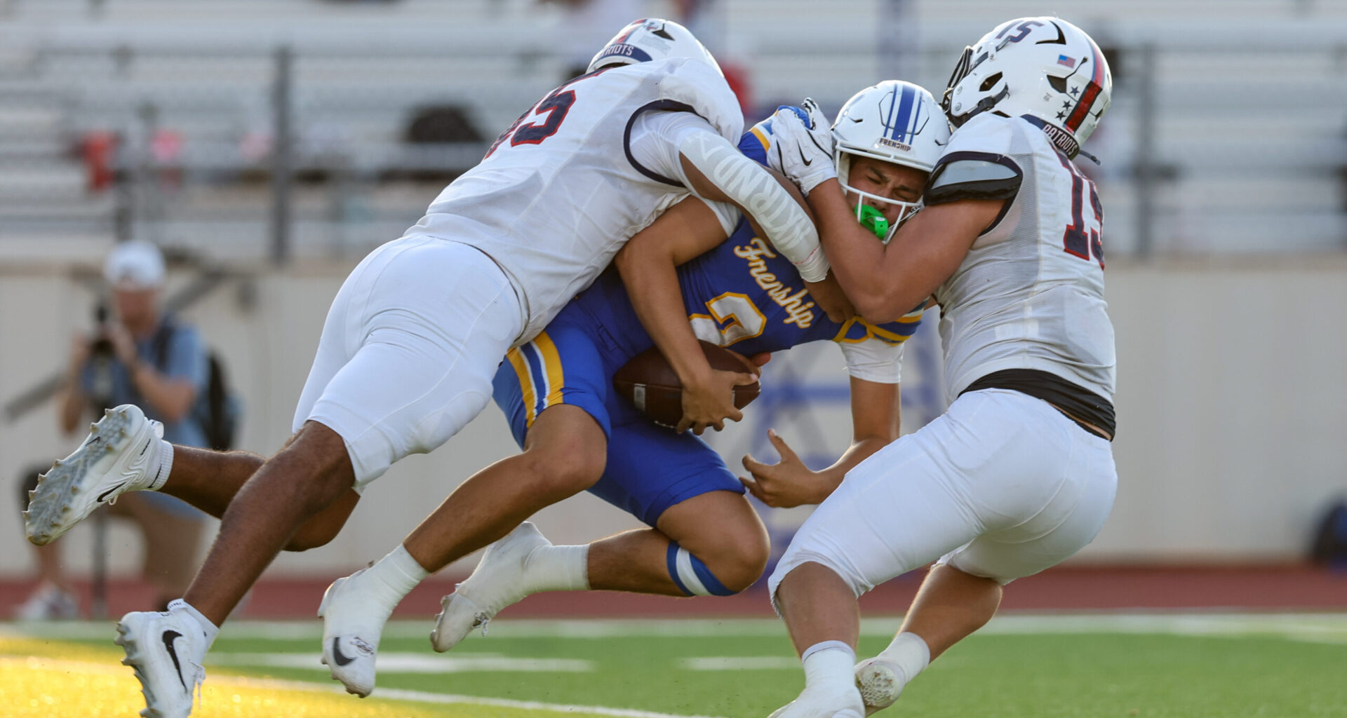 Lubbock-Cooper Liberty’s defensive front generates sacks and turnovers, smothers Frenship