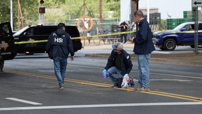 An ICE officer shot and wounded a man in Austin, Texas, on Sunday. (REUTERS)