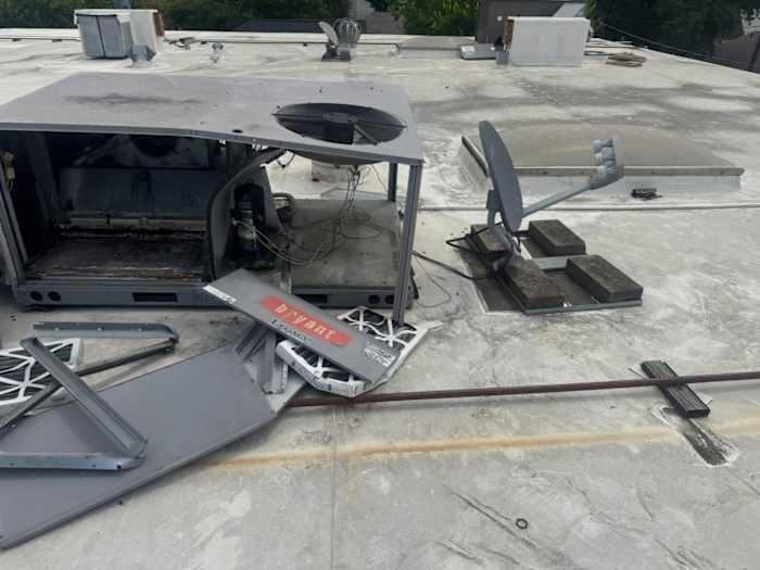 Man arrested after allegedly dismantling A/C units at Heights-area business
