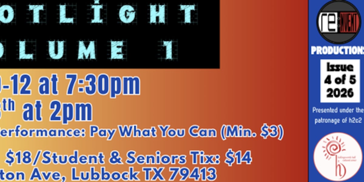 Noon Notebook: re:INVENT Productions presents Spotlight Vol. 1 Short Play Festival