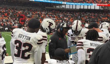 No. 13 Texas Tech survives scare at Oregon State, winning 35-24