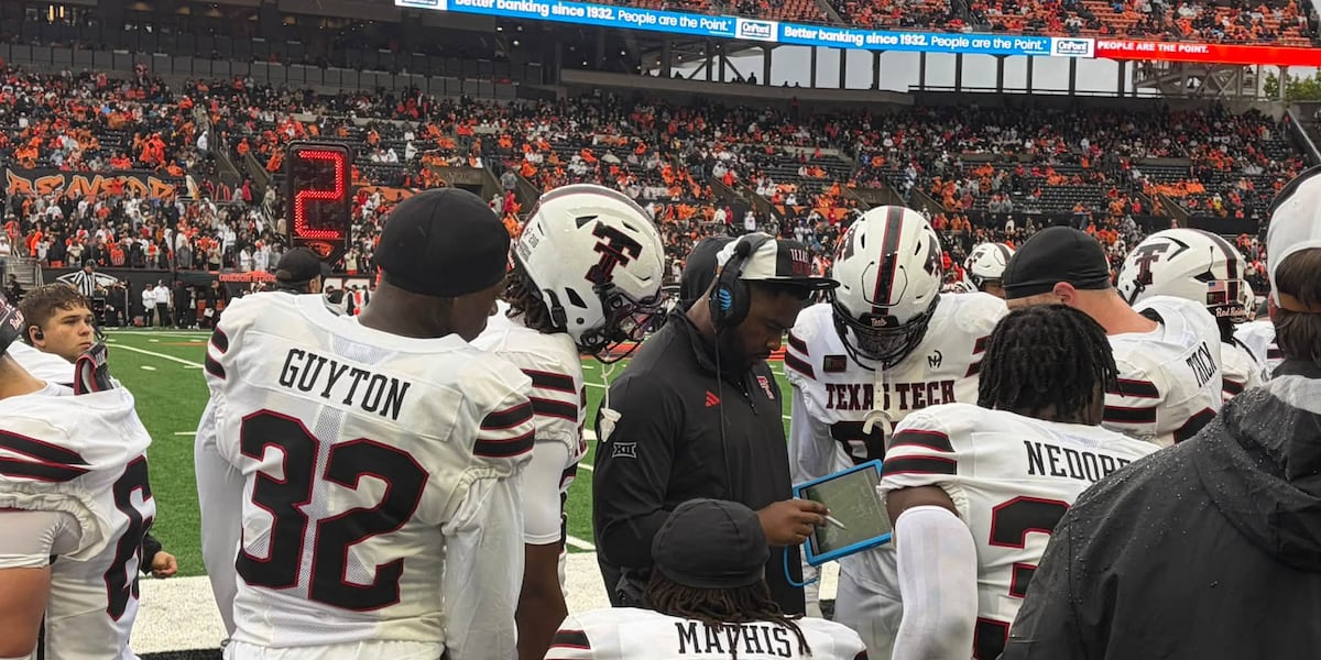 No. 13 Texas Tech survives scare at Oregon State, winning 35-24