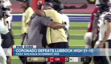 TNT: Coronado ends losing streak, beats Lubbock High 21-10