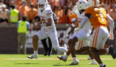 Colin Simmons ties program-record with 5 sacks as No. 1 Texas beats No. 14 Tennessee 20-17