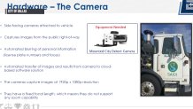 City of Dallas one-sheet on the cameras installed on trash collection trucks.
