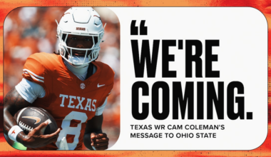 Texas' Cam Coleman Issues Warning to Ohio State Defense Ahead of CFB Top-5 Showdown