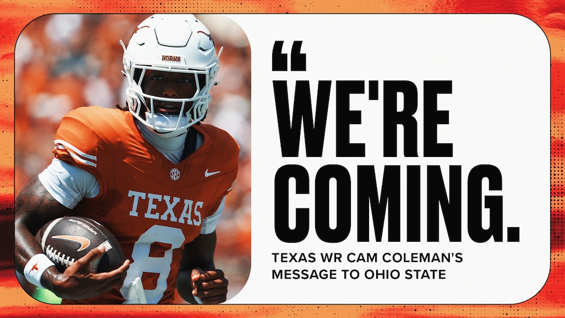 Texas' Cam Coleman Issues Warning to Ohio State Defense Ahead of CFB Top-5 Showdown