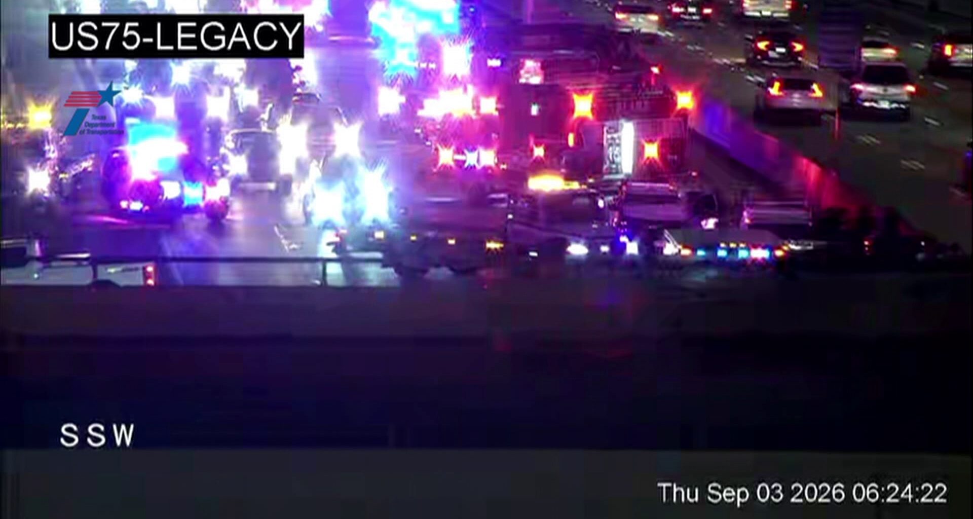 All northbound lanes of US 75 have reopened after a major accident at Legacy Drive