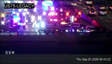 All northbound lanes of US 75 have reopened after a major accident at Legacy Drive