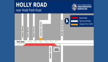 Part of Holly Road to close for water pipeline work