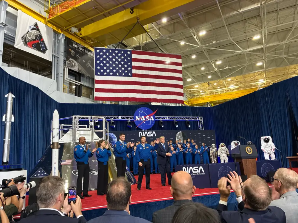 Trump at JSC