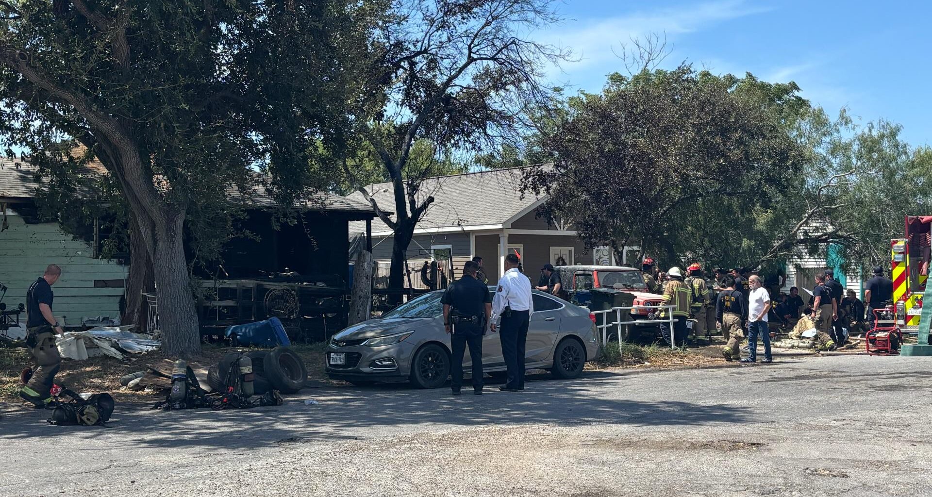 No injuries reported after house fire near Miller High School