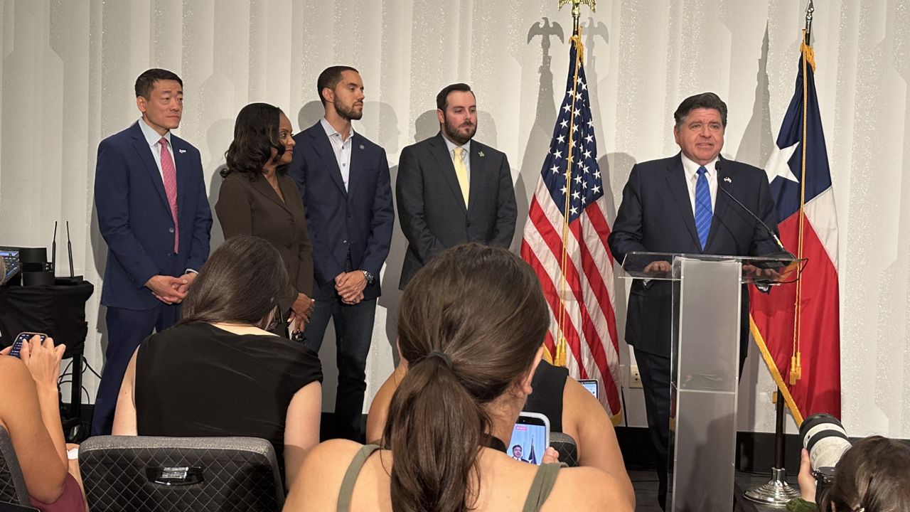 Pritzker joins Texas Democrats in rebuttal of Dallas RNC