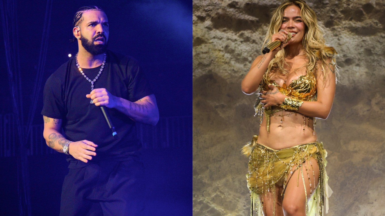 Watch Drake Join Karol G for 'One Dance' Performance in Houston