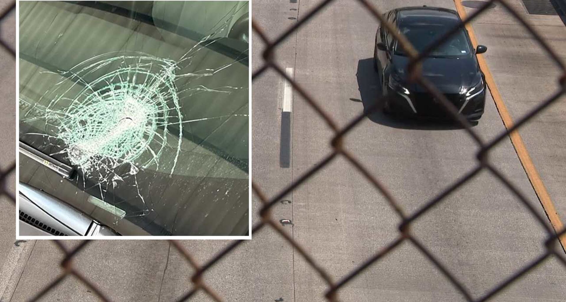 'Next person may not be so lucky' | Houston driver says a group of people threw rocks at drivers on I-10
