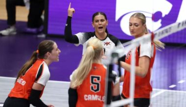 Camels open season with five-set win