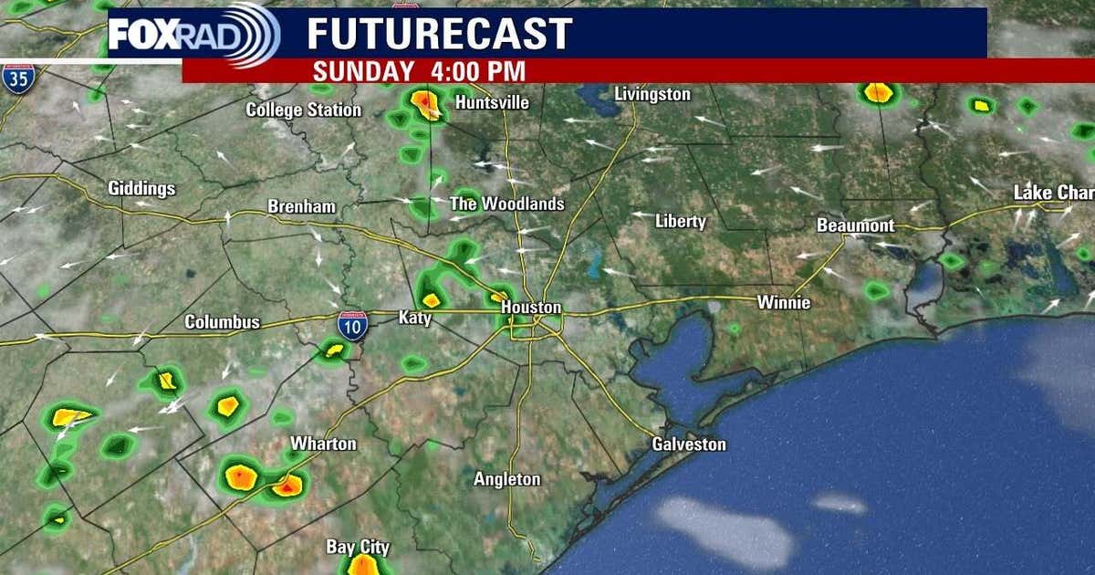 Houston weather: Daily downpours to continue Sunday