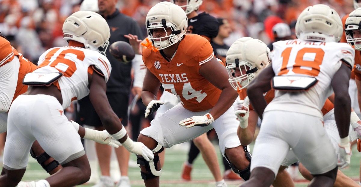Steve Sarkisan updates the health of Texas LT Trevor Goosby