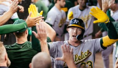 Henry Bolte homers twice as Athletics rally past Rangers, 9-2