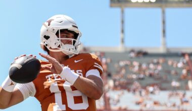 No. 5 Texas vs. Texas State live updates: Horns lead 28-7 at halftime