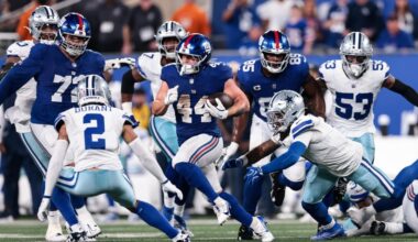 Dallas Cowboys at NY Giants: 10 thoughts on the Cowboys awful start