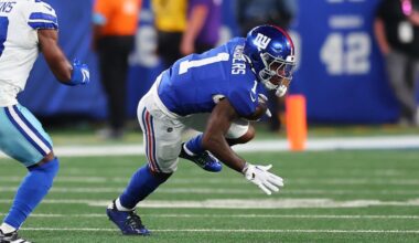 PFF grades for the NY Giants’ 28-20 victory over the Dallas Cowboys