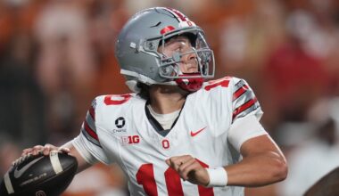 Ohio State led, 23-3, but Texas scored 21 points in 4th quarter