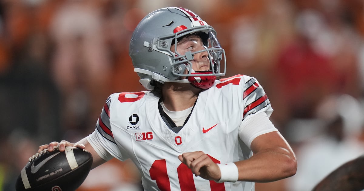 Ohio State led, 23-3, but Texas scored 21 points in 4th quarter