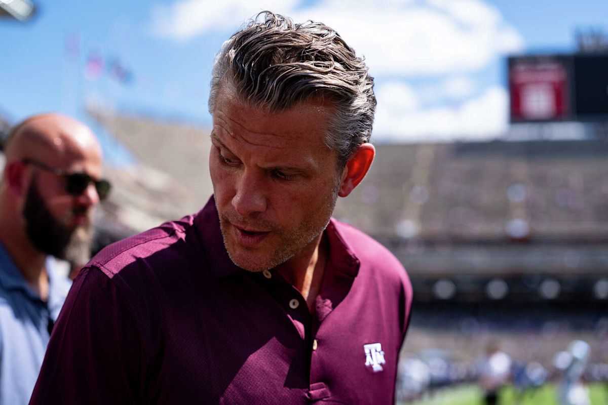 Pete Hegseth visits Texas A&M after Austin stop, appears before football game
