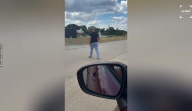 Texas Couple Stops in the Middle of the Road to Save a Life
